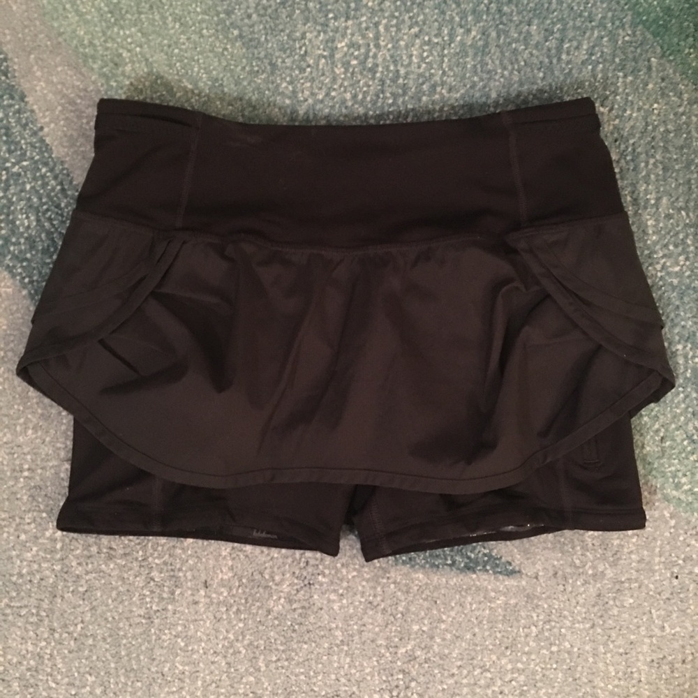 Black Lululemon Tennis Skirt